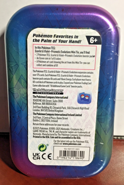 Pokemon TCG Prismatic Evolutions Mini Tin - Sylveon Art - Sealed NEW - Image 2