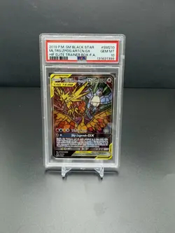2019 POKEMON SM BLACK STAR PROMO MOLTRES & ZAPDOS & ARTICUNO GX SM210 PSA 10 - Image 1