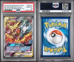 2019 POKEMON SM BLACK STAR PROMO MOLTRES & ZAPDOS & ARTICUNO GX SM210 PSA 10 - Image 4