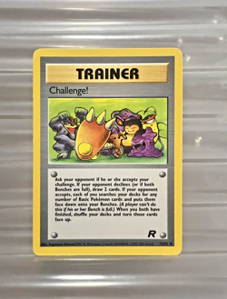 Pokemon Team Rocket TRAINER CHALLENGE! 74/82 Uncommon Unlimited Ed - Image 1
