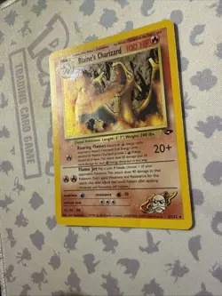 SWIRL - Pokemon Blaine's Charizard Holo Gym Challenge 2/132 HP - Image 4