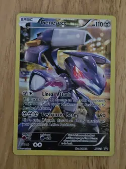 Pokemon TCG Genesect XY119 Full Art Holo Black Star Promo - Image 1