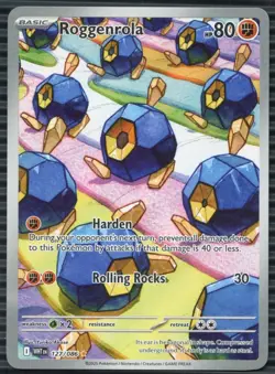 2025 Pokemon SV: WHT EN-White Flare #127/086 Roggenrola - Image 1