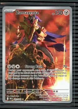 2025 Pokemon Sv10 Dri EN-Destined Rivals #201 Zamazenta - Image 1