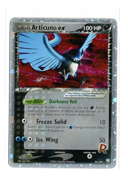 2004 Pokemon EX Team Rocket Returns Rocket's Articuno EX 96/109 Holo Foil Rare - Image 1
