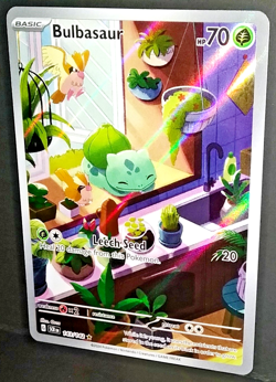 BULBASAUR ILLUSTRATION RARE 143/142 - POKEMON STELLAR CROWN (NM) - Image 5