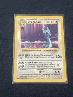 Pokemon TCG Dragonair 018/102 Base Set (Shadowless) Vintage Lightly Played LP - Image 1