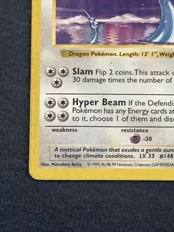 Pokemon TCG Dragonair 018/102 Base Set (Shadowless) Vintage Lightly Played LP - Image 4