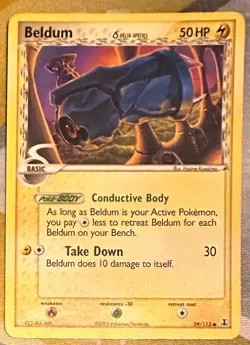 Pokemon TCG - BELDUM - EX Delta Species 59/113 Common - LP - Image 1