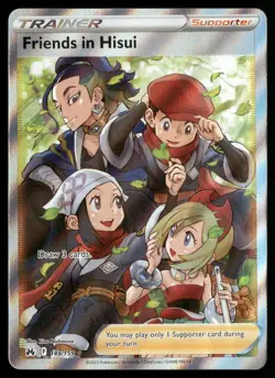 Friends in Hisui (Full Art) 148/159 Crown Zenith Pokemon TCG - Image 1
