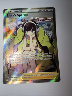 Pokemon Sword & Shield Crown Zenith Elesa's Sparkle 147/159 Full Art Trainer - Image 4