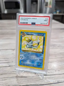 1999 Pokemon Jungle - Vaporeon 28/64 - PSA 9 Mint Non Holo - Image 2