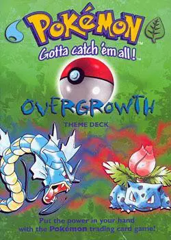 WOTC Pokemon Base Set 1 Overgrowth Theme Deck (Factory Sealed) 742818060585 - Image 1