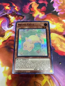 YuGiOh Melffy Catty ROTD-EN018 Super Rare 1st Edition - LP - Image 1