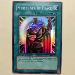 MESSENGER OF PEACE MRL-102 SUPER RARE YUGIOH! LP - Image 1