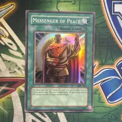 Yugioh! Messenger of Peace MRL-102 Super Rare Unlimited NM - Image 1