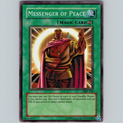 Yugioh Messenger of Peace MRL-102 Unlimited Super Rare Holo - NM - Image 1