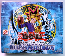 24 Unopened Booster Packs: Yu-Gi-Oh Legend Of Blue Eyes White Dragon 1st Edition - Image 1