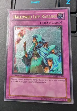 Yu-Gi-Oh! Hallowed Life Barrier (UTR) #SOD-EN060 1st - Factory Print Line - Image 1