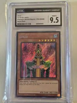 Jinzo PSV-EN000 CGC 9.5 MINT Yugioh Pharaoh's Servant 25th Anniversary (NOT PSA) - Image 5