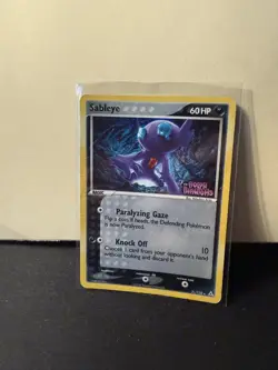 Pokemon TCG Sableye Card 31/110 Rare Holon Phantoms 2006 Edition Stamped - Image 1
