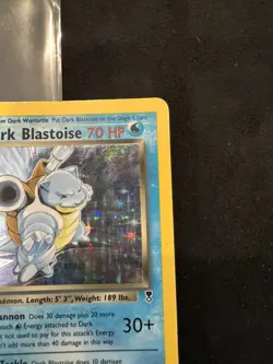 Pokemon TCG Dark Blastoise Legendary Collection Holo Rare 4/110 HP Card - Image 3