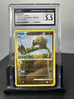 Hitmonlee 100/146 Common Legends Awakened Reverse Holo Pokemon Card - Image 1