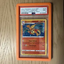 Pokemon Special Delivery Charizard Promo Card SWSH075 9 MINT - Image 1