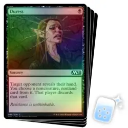 FOIL DURESS X4 Core Set 2021 M21 Magic MTG MINT CARD - Image 1