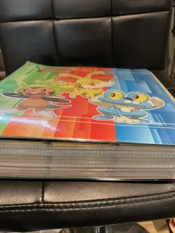 Binder Full Of Pokemon Cards 800+ Cards Full Binder All Kinds/Sets/Cards Holos - Image 1