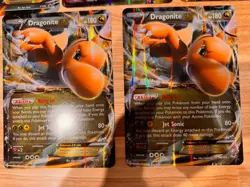 5 card lot Pokemon Dragonite EX Charizard EX Gengar EX Garchomp EX JUMBO - Image 3