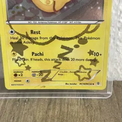2016 POKEMON CARD DEDENNE RC10/RC32- XY GENERATIONS- RADIANT COLLECTION - Image 3