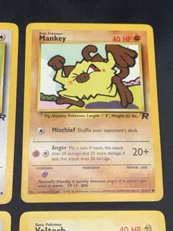 Vintage Pokemon Card Lot Team Rocket Eevee WOTC Era Only LP/HP - Image 4