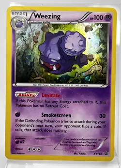Weezing Cosmos Holo XY163 Pokemon Card 2016 Black Star Promo LP - Image 1