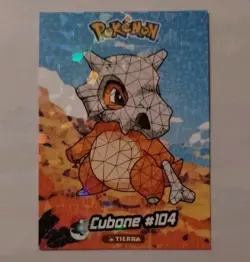 Cubone #104 Cracked Ice Holo Crystal Collection 2024 Pokemon Card - Image 1