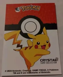 Cubone #104 Cracked Ice Holo Crystal Collection 2024 Pokemon Card - Image 4