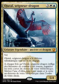 Magic / MTG dragonlord ojutai, seigneur-dragon Dragons of Tarkir FOIL !!! French - Image 1