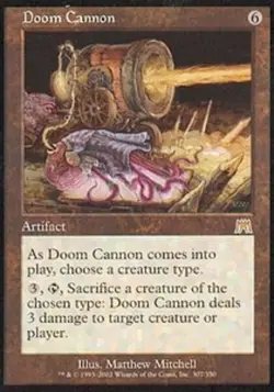 Magic / MTG canon de la mort / doom cannon Onslaught Foil !!! English - Image 1