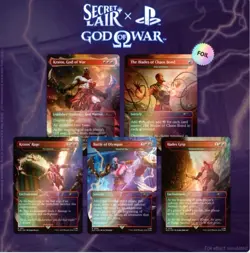 MTG SecretLair Playstation FOIL God of War: Greek - Image 1