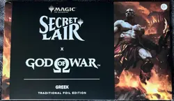 MTG SecretLair Playstation FOIL God of War: Greek - Image 2