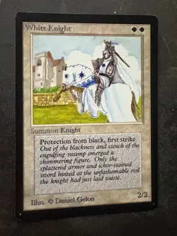 *** BETA White Knight *** NM-Mint Beauty! - DUTY FREE - Vintage Magic MtG - Image 1