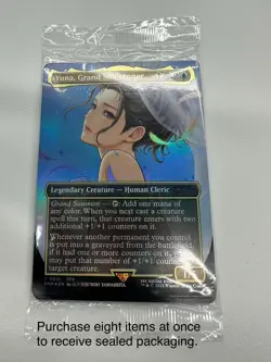 MTG Yuna, Grand Summoner NM EN Borderless Foil PROMO 0001 FINAL FANTASY EDH - Image 3