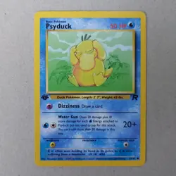 Psyduck 65/82 1st Edition Team Rocket Set Pokemon Card - Image 1