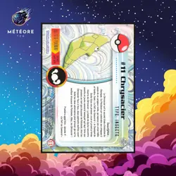 Carte Pokemon TOPPS Chrysacier #11 Serie 1 FR - Image 2