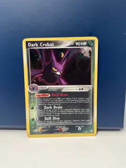 Pokemon Dark Crobat 3/109 2004 Team Rocket Returns Holo Rare LP - Image 1