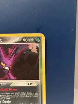 Pokemon Dark Crobat 3/109 2004 Team Rocket Returns Holo Rare LP - Image 2