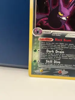 Pokemon Dark Crobat 3/109 2004 Team Rocket Returns Holo Rare LP - Image 4