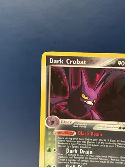 Pokemon Dark Crobat 3/109 2004 Team Rocket Returns Holo Rare LP - Image 5