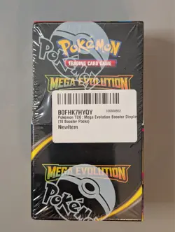 Pokemon TCG Mega Evolution Half Booster Box (18 Packs) Sealed - Image 1