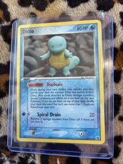 Pokemon Ditto Stamped Holo Rare Squirtle 64/113 Delta Species - Image 1